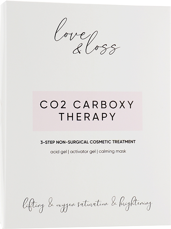 Zestaw - Love&Loss CO2 Carboxy Therapy (2gel/100ml + mask/100ml) — Zdjęcie N1