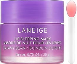 Intensywnie regenerująca maska do ust na noc - Laneige Sleeping Care Lip Sleeping Mask Gummy Bear — Zdjęcie N1