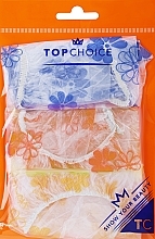 Czepek kąpielowy, 30659, 3 sztuki, niebieski, pomarańczowy, żółty - Top Choice — Zdjęcie N1