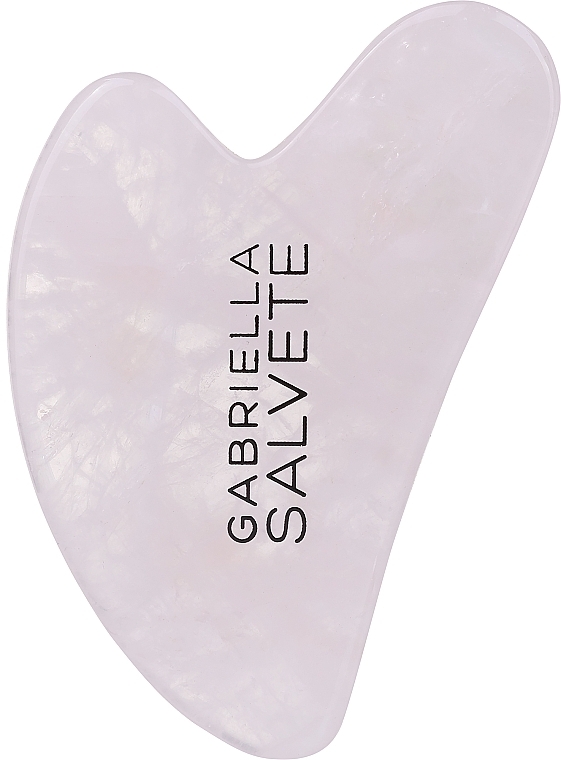 Chłodzący masażer do twarzy - Gabriella Salvete Rose Quartz Gua Sha — Zdjęcie N1