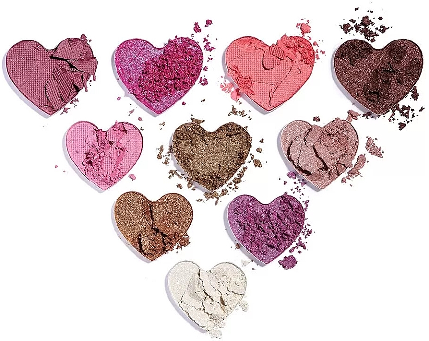 Paleta cieni do powiek - I Heart Revolution Heartbeats Eyeshadow Palette — Zdjęcie N4