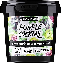 Peeling do ciała Fioletowy koktajl - Beauty Jar Purple Cocktail Body Scrub — Zdjęcie N1