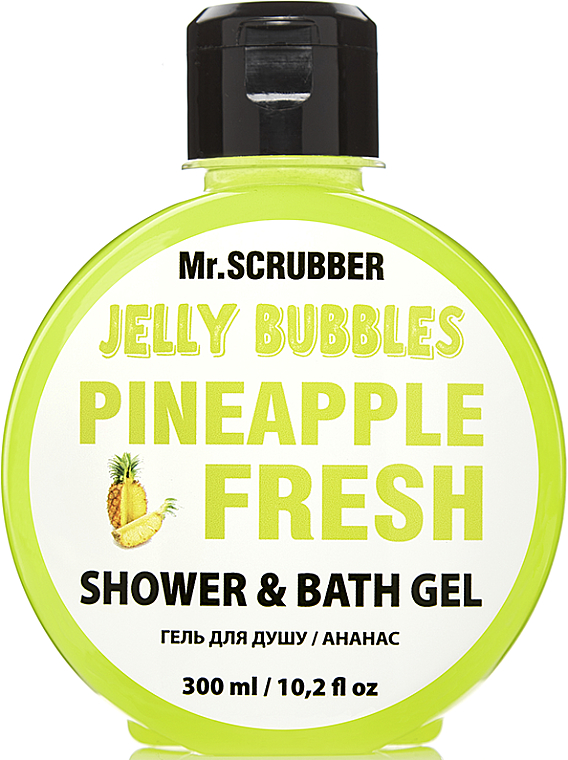 Żel pod prysznic - Mr.Scrubber Jelly Bubbles Pineapple Shower & Bath Gel