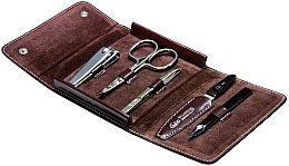 Kup Zestaw do manicure, 5 elementów Houston - Erbe Solingen Manicure Set Antique Brown