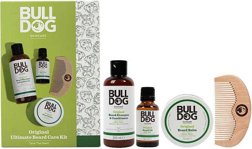 Zestaw, 4 produkty - Bulldog Original + Aloe Vera Ultimate Beard Care Kit — Zdjęcie N3