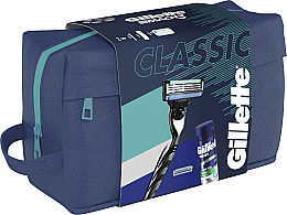 Zestaw - Gillette Mach3 (razor/1pc + foam/200ml + bag/1pc) — Zdjęcie N2