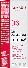 Olejek do ust - Clarins Lip Comfort Oil Intense — Zdjęcie N2
