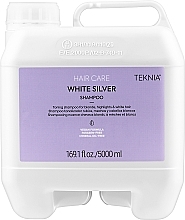 Szampon do włosów blond neutralizujący żółte tony - Lakmé Teknia White Silver Shampoo — Zdjęcie N5