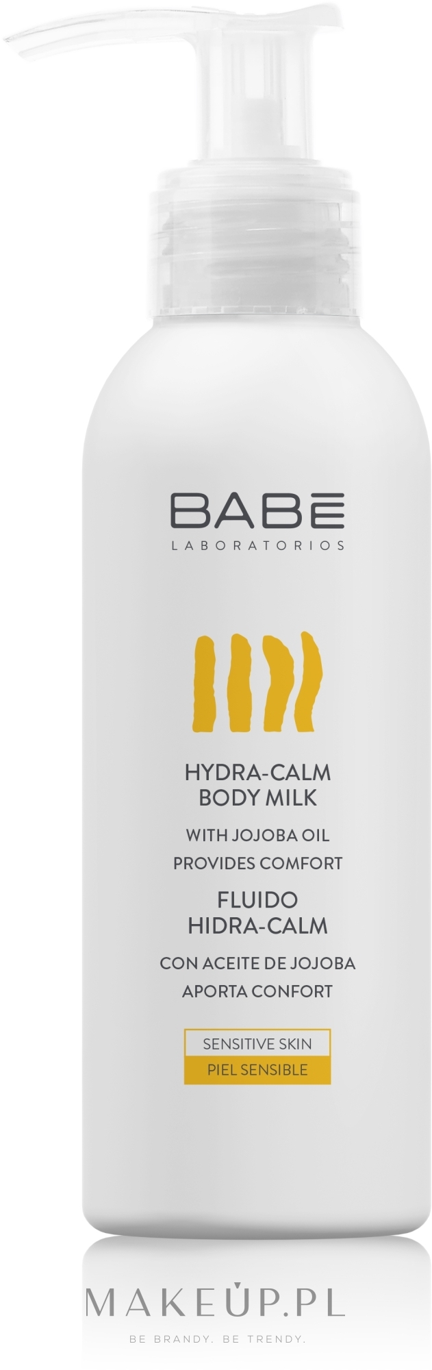 Nawilżające mleczko do ciała z olejem jojoba dla natychmiastowego komfortu (format podróżny) - Babé Laboratorios Hydra-Calm Body Milk Travel Size — Zdjęcie 100 ml