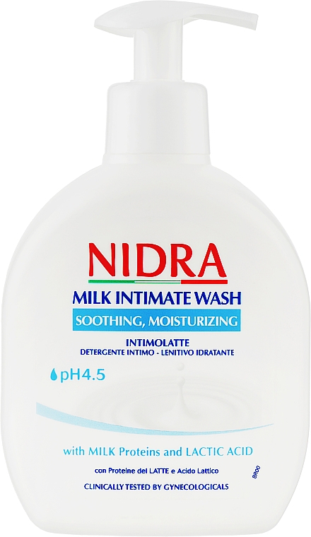 Mleczko do higieny intymnej z proteinami mleka - Nidra Milk Intimate Wash — Zdjęcie N1