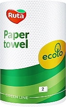 Ręczniki papierowe Ecolo, 2 warstwy, białe - Ruta — Zdjęcie N1