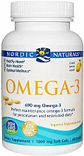 Kup Suplement diety o smaku cytrynowym Omega 3 - Nordic Naturals Omega-3 Lemon Soft Gels