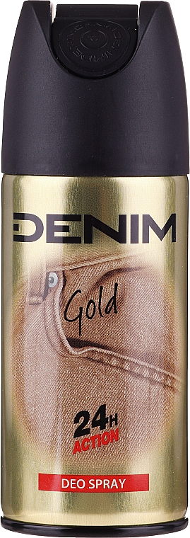 Denim Gold - Zestaw (sh/gel 250 ml + deo/spray 150 ml) — Zdjęcie N2