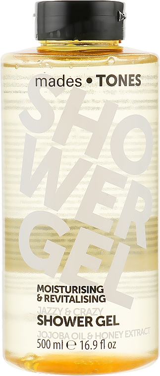 Żel pod prysznic Olej jojoba i ekstrakt z miodu - Mades Cosmetics Tones Shower gel Jazzy&Crazy — Zdjęcie N1
