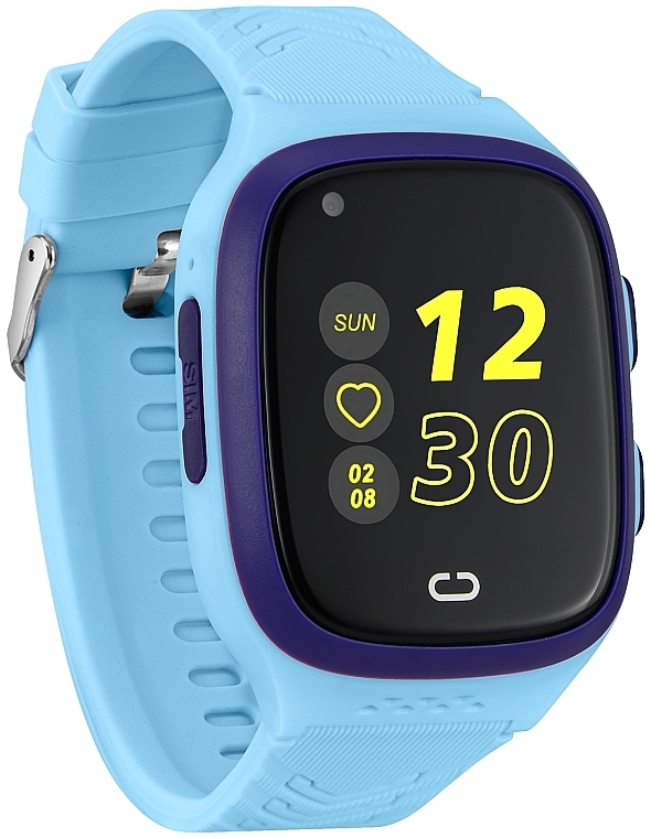 Inteligentny zegarek dla dzieci, niebieski - Garett Smartwatch Kids Rock 4G RT — Zdjęcie N3