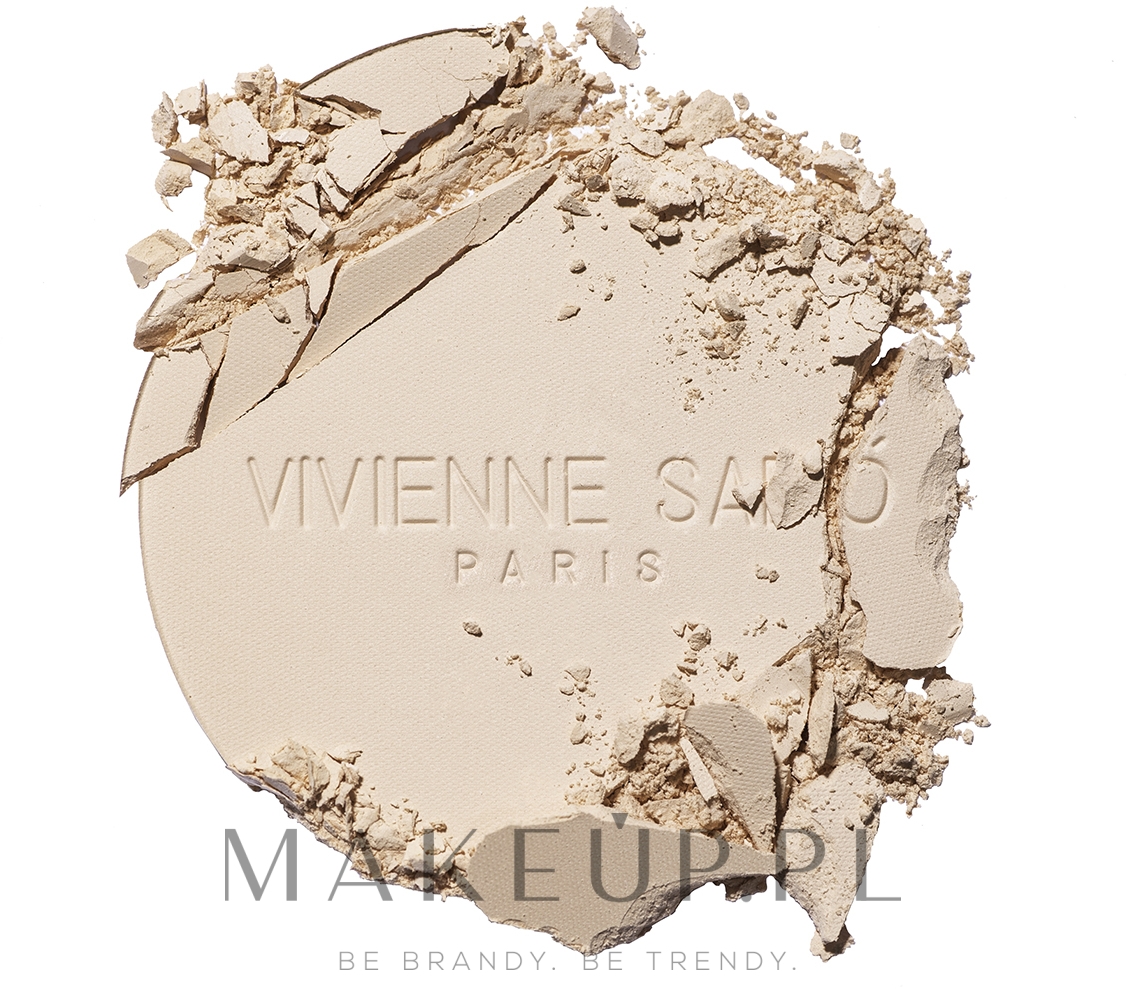 Matujący puder do twarzy - Vivienne Sabo Mattifying Pressed Powder Teinte Absolute Matte — Zdjęcie 01 - Golden honey