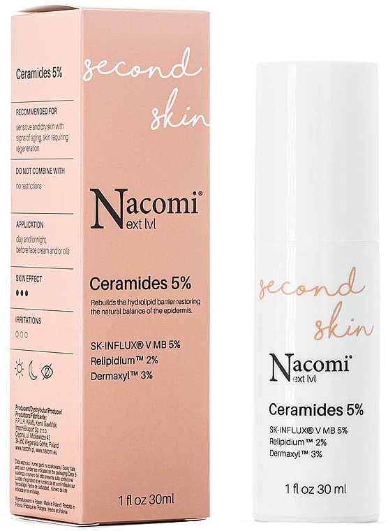 Serum do twarzy z ceramidami 5% - Nacomi Next Level Ceramides 5%