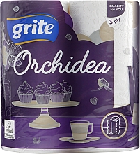 Kup Ręcznik papierowy Orchidea Gold, 3 warstwy, 65 listków, 2 rolki - Grite Consumer