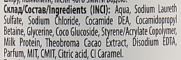 Kremowe mydło w plynie z proteinami mleka - Dolce Vero Chocolate Milk — Zdjęcie N3