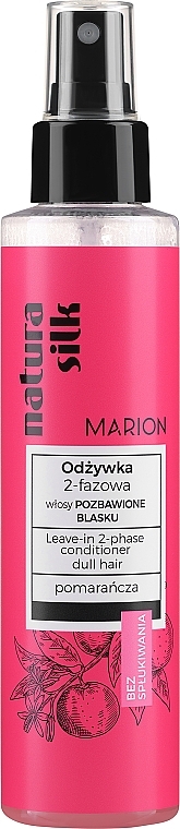 Błyskawiczna odżywka rozświetlająca włosy - Marion Natura Silk — Zdjęcie N1