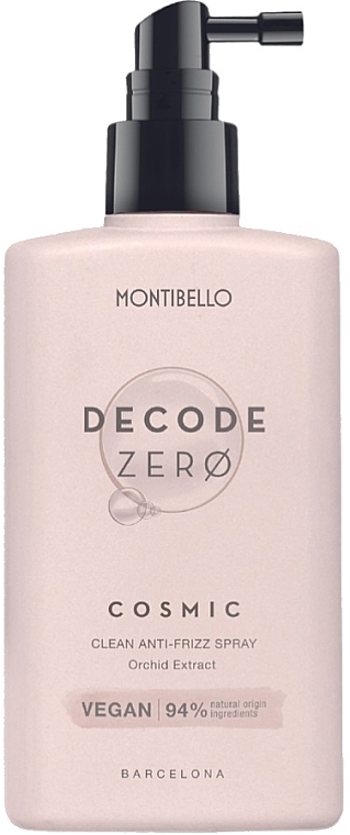 Spray zapobiegający puszeniu się włosów - Montibello Decode Zero Cosmic Anti-Frizz Spray