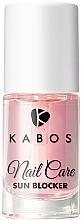 Utrwalacz do lakieru Ochrona koloru i lustrzany połysk - Kabos Nail Care Sun Blocker — Zdjęcie N1