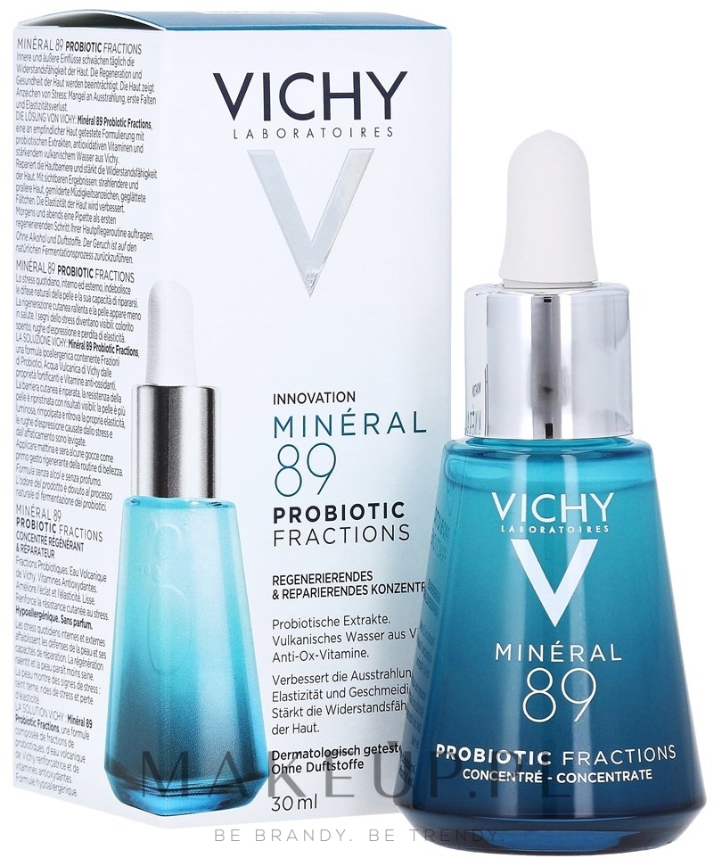 Skoncentrowane serum regenerujące - Vichy Mineral 89 Probiotic Fractions Concentrate — Zdjęcie 30 ml