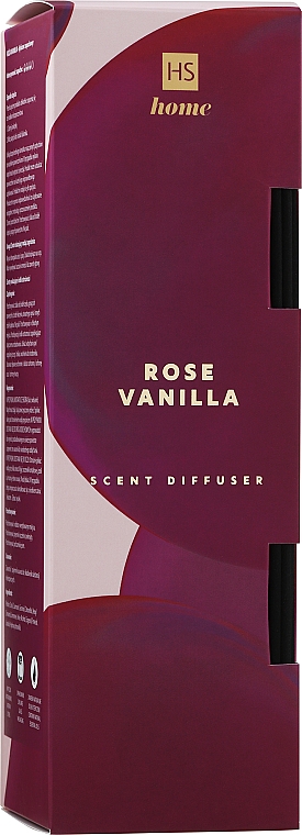 Dyfuzor zapachowy Róża Wanilia - HiSkin Home Fragrance Rose Vanilla — Zdjęcie N2