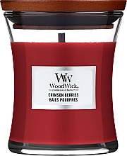 Świeca zapachowa w szkle - WoodWick Hourglass Candle Crimson Berries — Zdjęcie N1