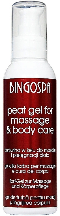 Borowina w żelu z rozmarynem i arniką do masażu - BingoSpa Peat Gel With Rosemary And Arnica Massage — Zdjęcie N1