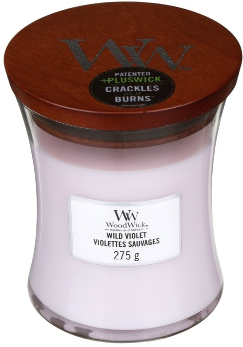 Świeca zapachowa w szkle - WoodWick Hourglass Candle Wild Violet — Zdjęcie N1