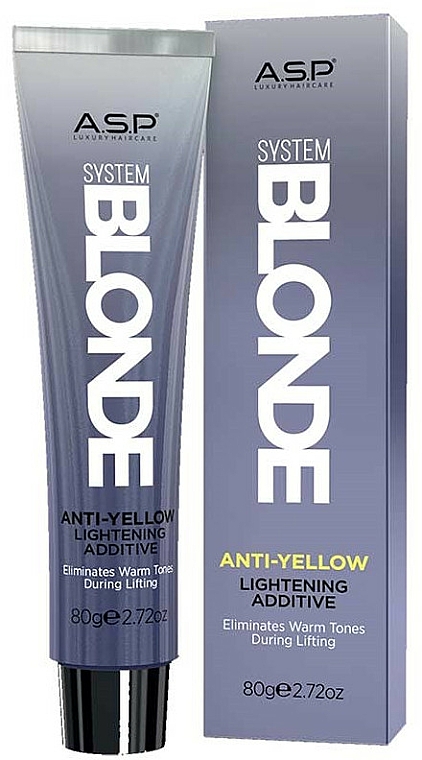 Pasta niwelująca żółty odcień włosów - Affinage Salon Professional System Blonde Anti-Yellow Lightening Additive — Zdjęcie N1