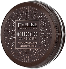 Krem-bronzer do twarzy - Eveline Cosmetics Choco Glamour Creamy Bronzer — Zdjęcie N1
