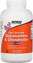 Suplement diety Glukozamina i chondroityna - Now Foods Glucosamine & Chondroitin Extra Strength — Zdjęcie N1