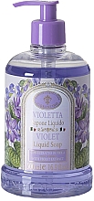 Mydło w płynie Fiołek - Saponificio Artigianale Fiorentino Violetta Liquid Soap  — Zdjęcie N1