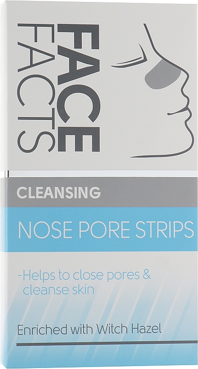 Plastry oczyszczające na nos - Face Facts Cleansing Nose Pore Strips