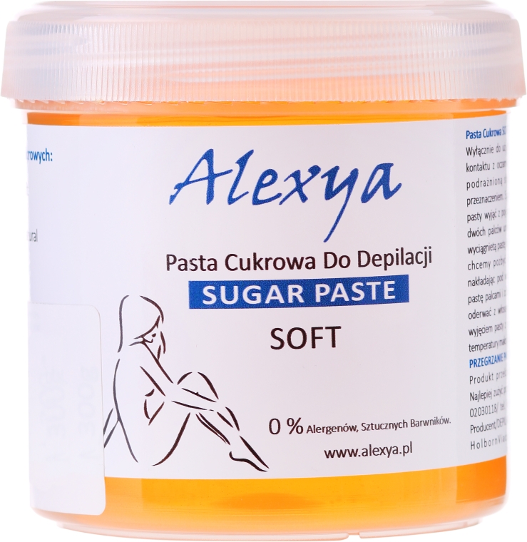 Alexya Sugar Paste Soft - Miękka pasta cukrowa do depilacji — Zdjęcie N1