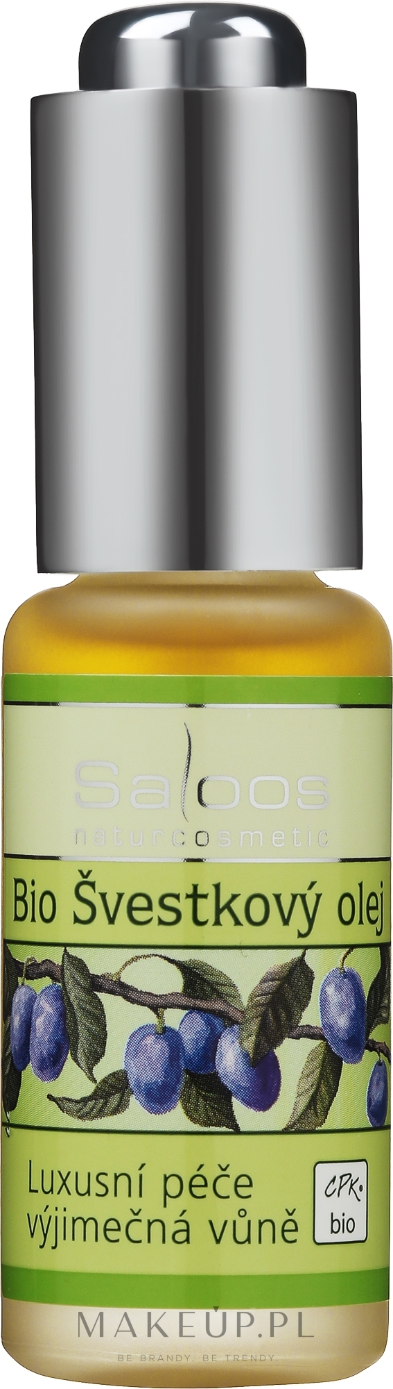 Olej śliwkowy - Saloos Vegetable Organic Oil — Zdjęcie 20 ml