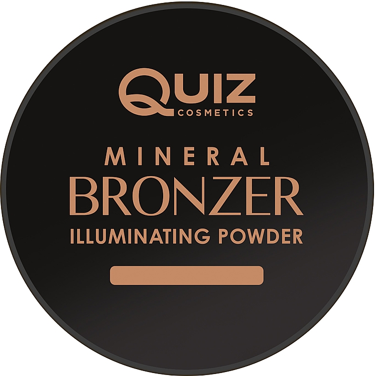 Sypki puder brązujący do twarzy - Quiz Cosmetics Mineral Powder Collection Bronzer