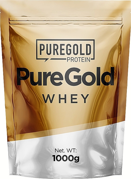 Białko o smaku biszkoptu z kremem - Pure Gold Whey Protein Cookies & Cream — Zdjęcie N4