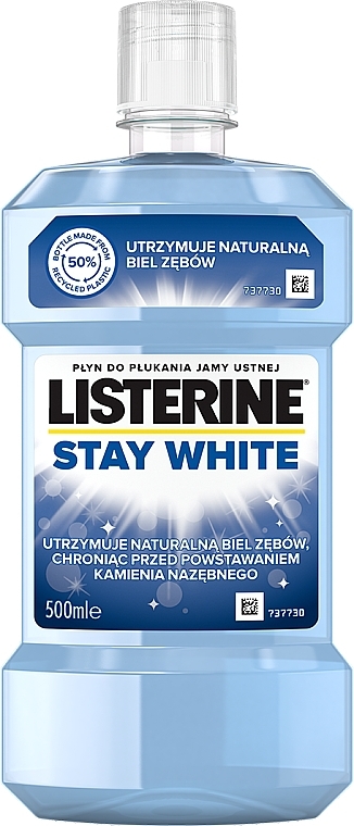 Wybielający płyn do płukania jamy ustnej - Listerine Stay White