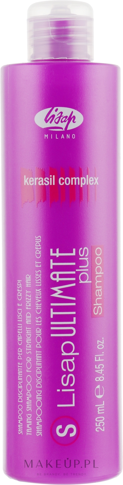 Szampon prostujący włosy - Lisap Milano Ultimate Plus Taming Shampoo — Zdjęcie 250 ml