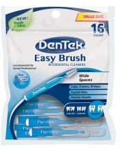 Kup Międzyzębowe szczoteczki do szerokich przedziałów - DenTek Easy Brush (conical, fresh mint)