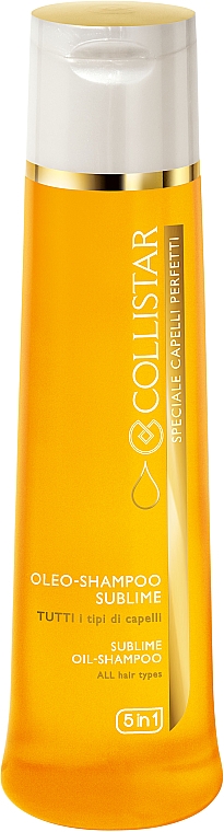 Wygładzający szampon z olejkami do wszystkich rodzajów włosów - Collistar Oleo-Shampoo Sublime