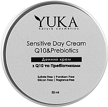 Krem do twarzy na dzień z Q10 i prebiotykami - Yuka Sensitive Day Cream Q10 Prebiotics — Zdjęcie N1