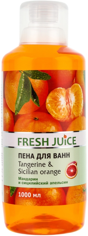 Płyn do kąpieli Sycylijska pomarańcza i mandarynka - Fresh Juice Tangerine and Sicilian — Zdjęcie N1