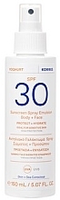 Emulsja twarzy i ciała - Korres Yoghurt Sunscreen Spray Emulsion Body+Face SPF 30  — Zdjęcie N1