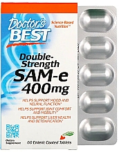 Adenozynomonofosforan SAM-e w tabletkach, 400 mg - Doctor's Best Double Strength — Zdjęcie N2