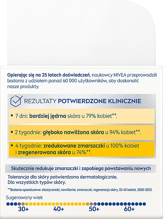 Przeciwzmarszczkowy nawilżający krem na dzień - NIVEA Q10 Power SPF15 — Zdjęcie N2