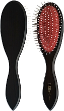 Drewniana szczotka do włosów - Eurostil Oval Brush Large — Zdjęcie N1